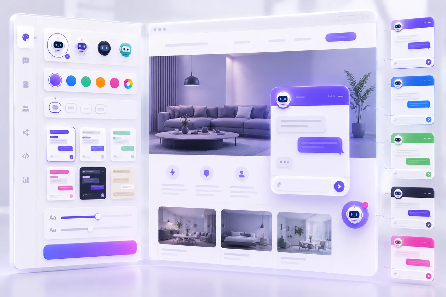 Step 2 — style the widget and set the tone