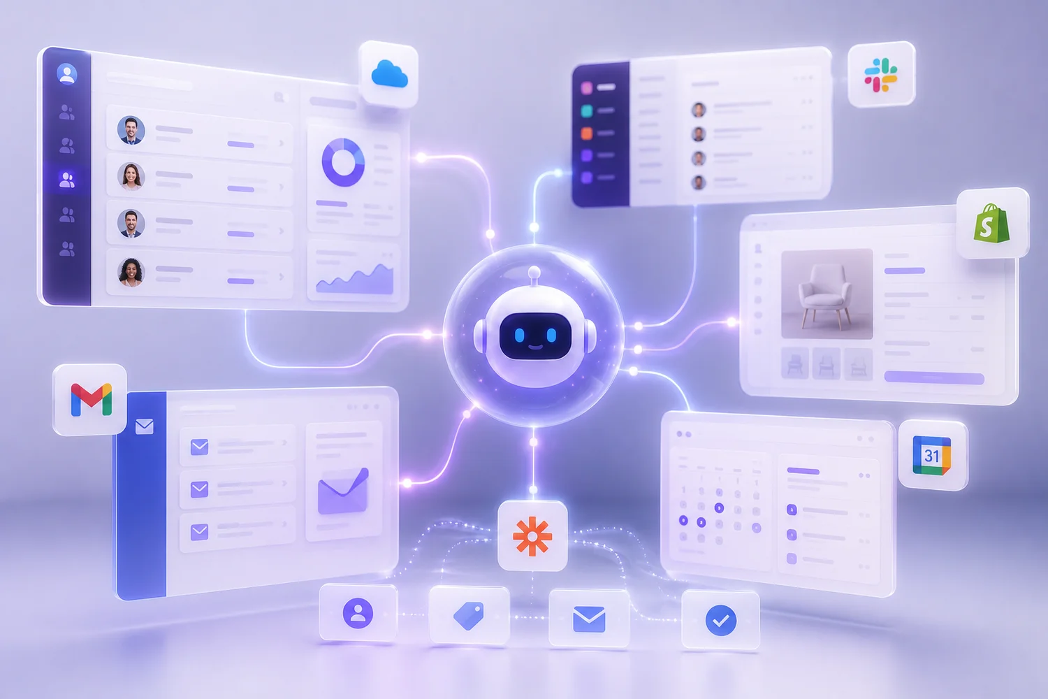 Step 3 — connect CRM and messaging integrations