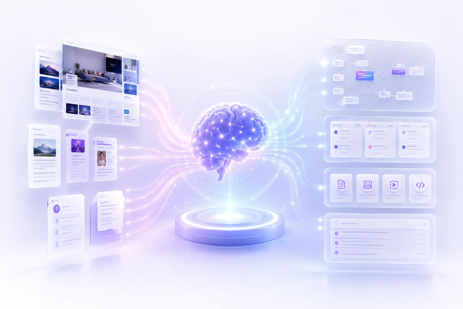 UpChat onboarding — point the agent at your website and FAQs to train it